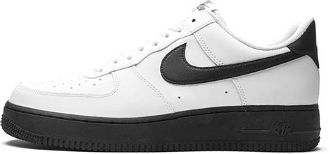 nike air force wit met zwarte zool|nike air force 1 maat.